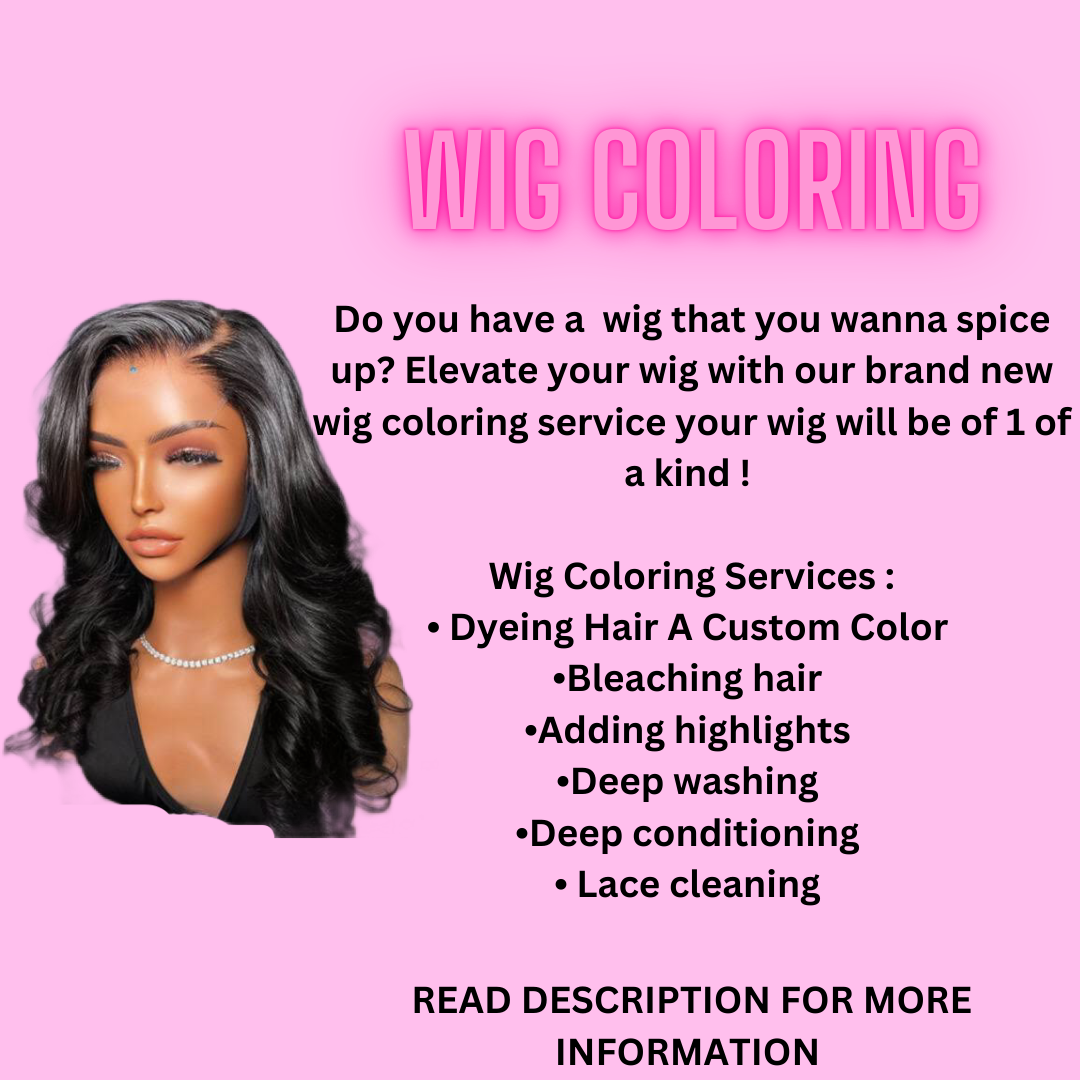 Wig Coloring Services